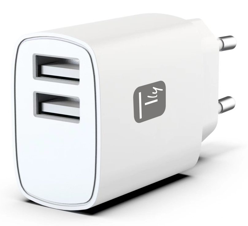 Techly IPW-USB-12W2A mobile device charger Headphones, Portable speaker, Power bank, Smartphone, Tablet White AC Indoor – image 2