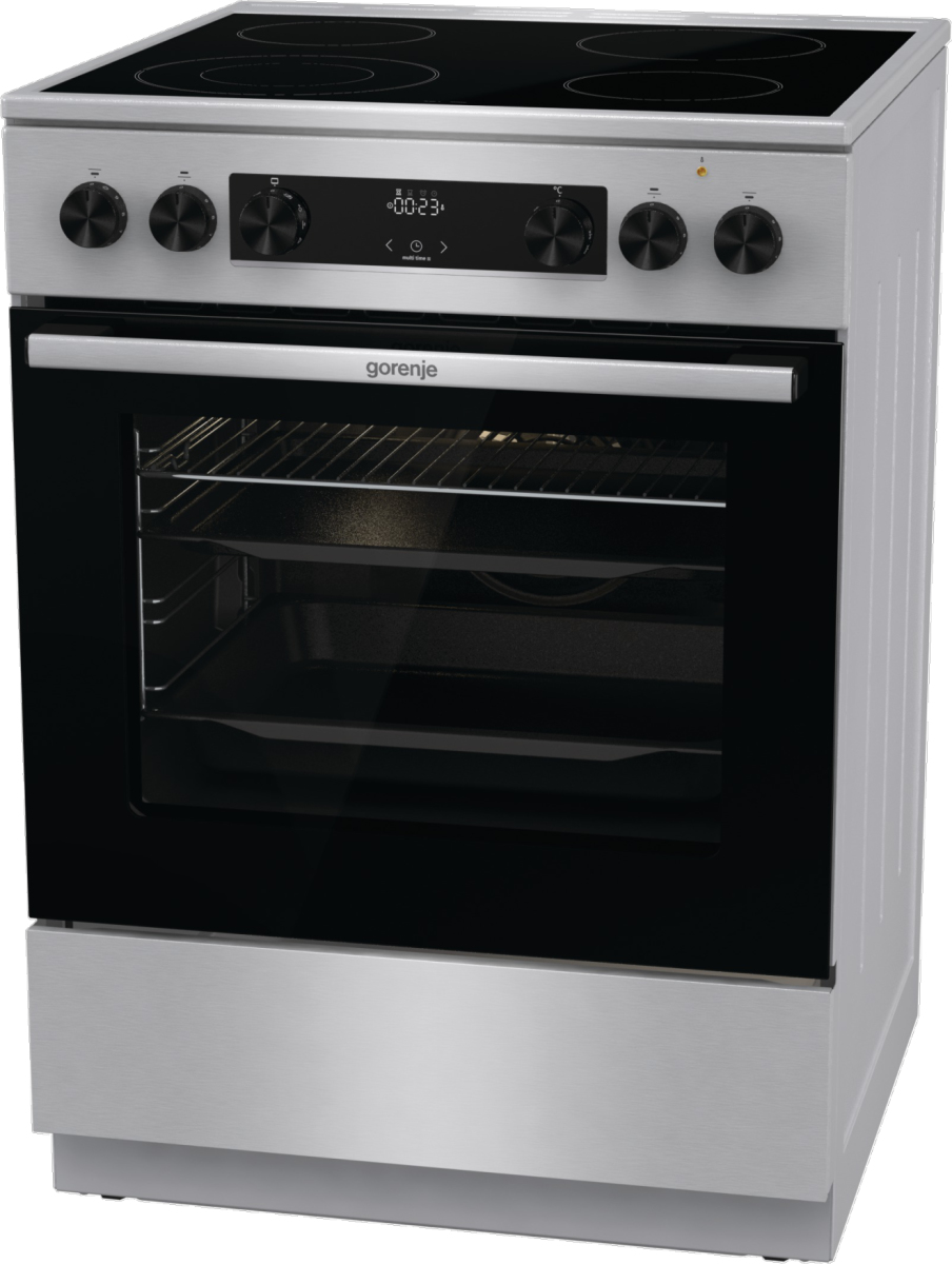 Gorenje GECS6C70XC cooker Freestanding cooker Electric Coil hob Stainless steel – image 6