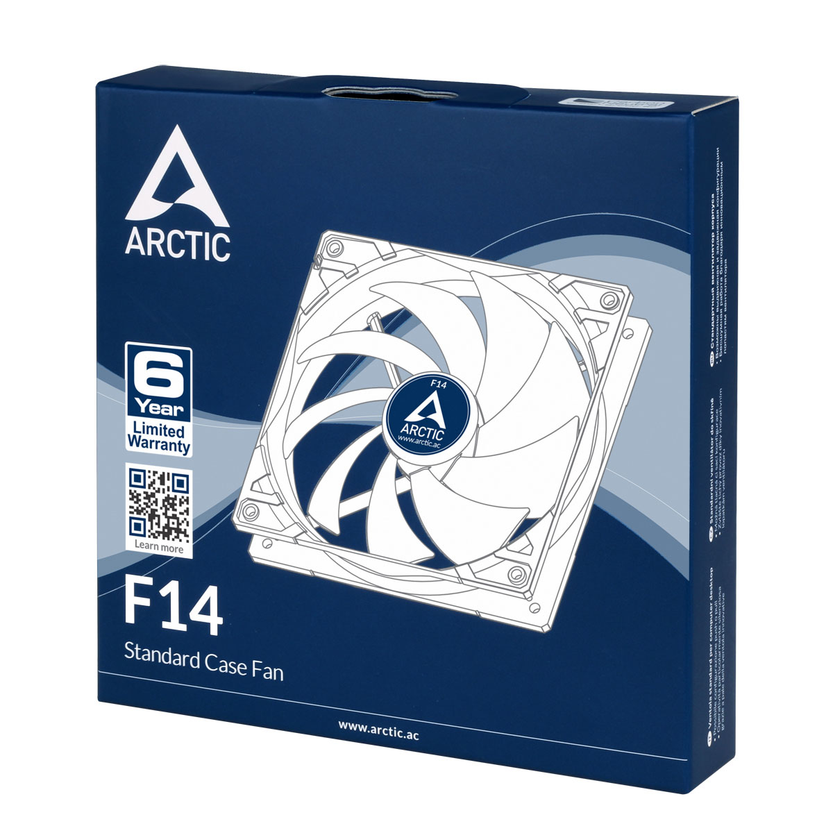 ARCTIC F14 3-Pin fan with standard case – image 6