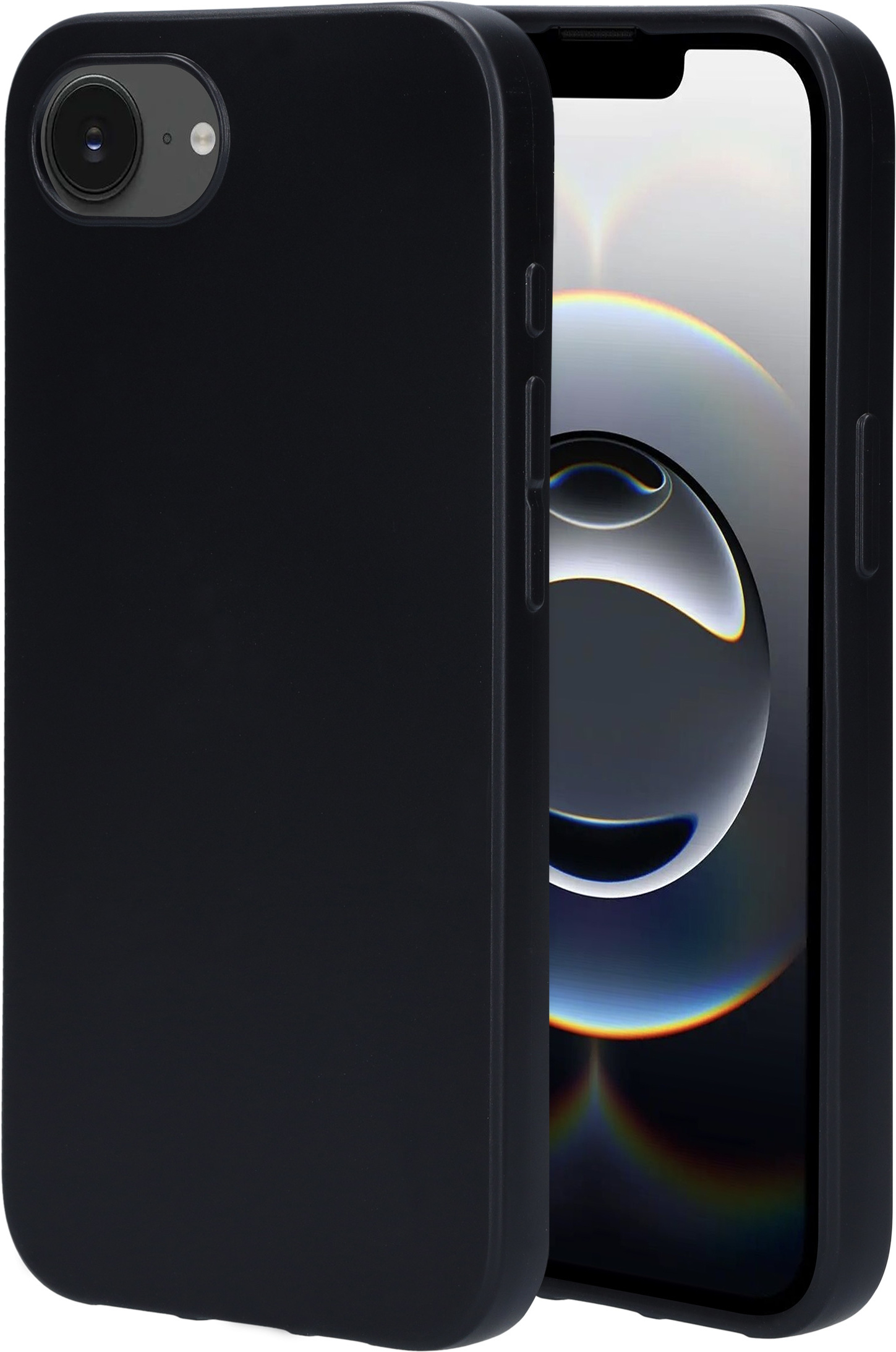 Mobiparts Classic TPU Case Apple iPhone 16e Matt Black – image 1