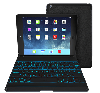 ZAGG NZKFHFBKLIT105 mobile device keyboard Nordic Bluetooth Black