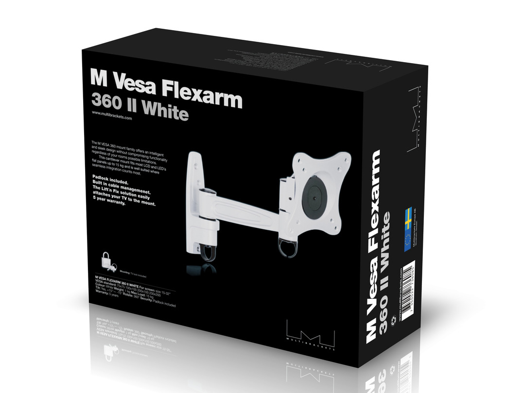 Multibrackets M VESA Flexarm 360 II White 75 100 200 – image 9