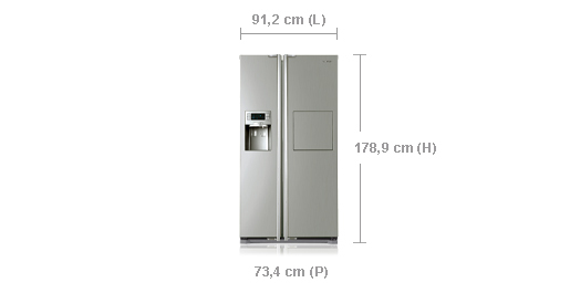 Samsung RSH5ZEPN side-by-side refrigerator Freestanding – image 4