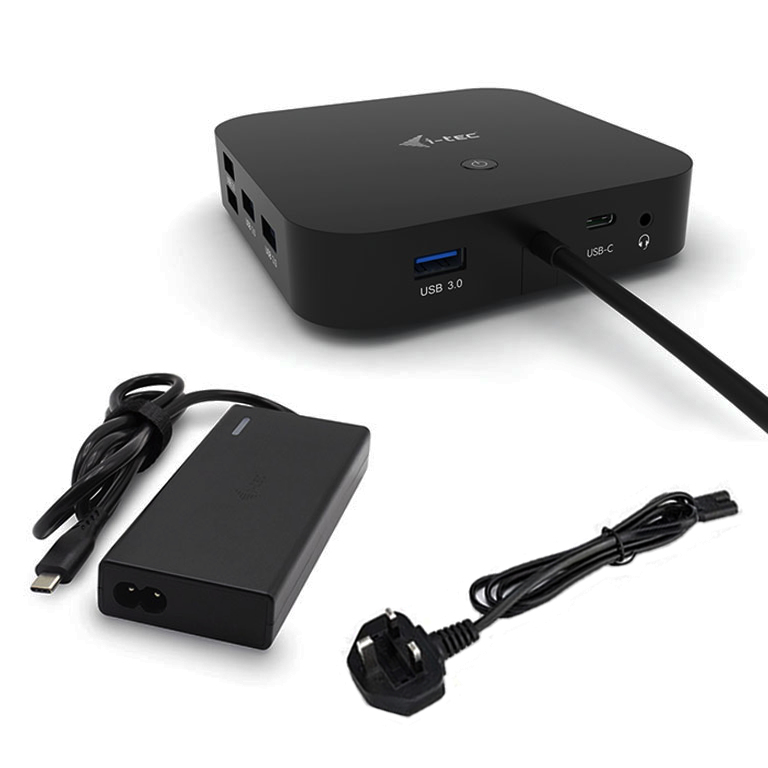 i-tec USB-C Dual Display Docking Station with Power Delivery