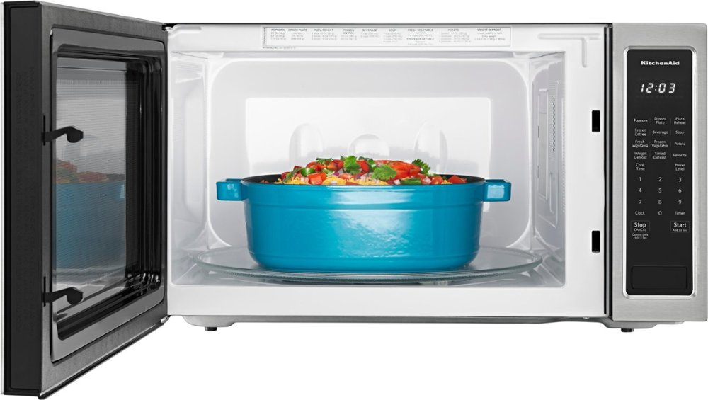 KitchenAid KMCS3022GSS microwave Stainless steel Solo microwave Countertop – image 4