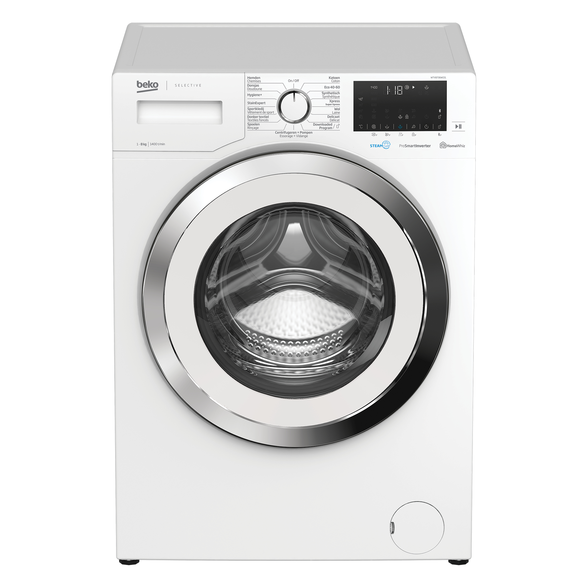 Beko WTV8736WC01 washing machine Front-load – image 1