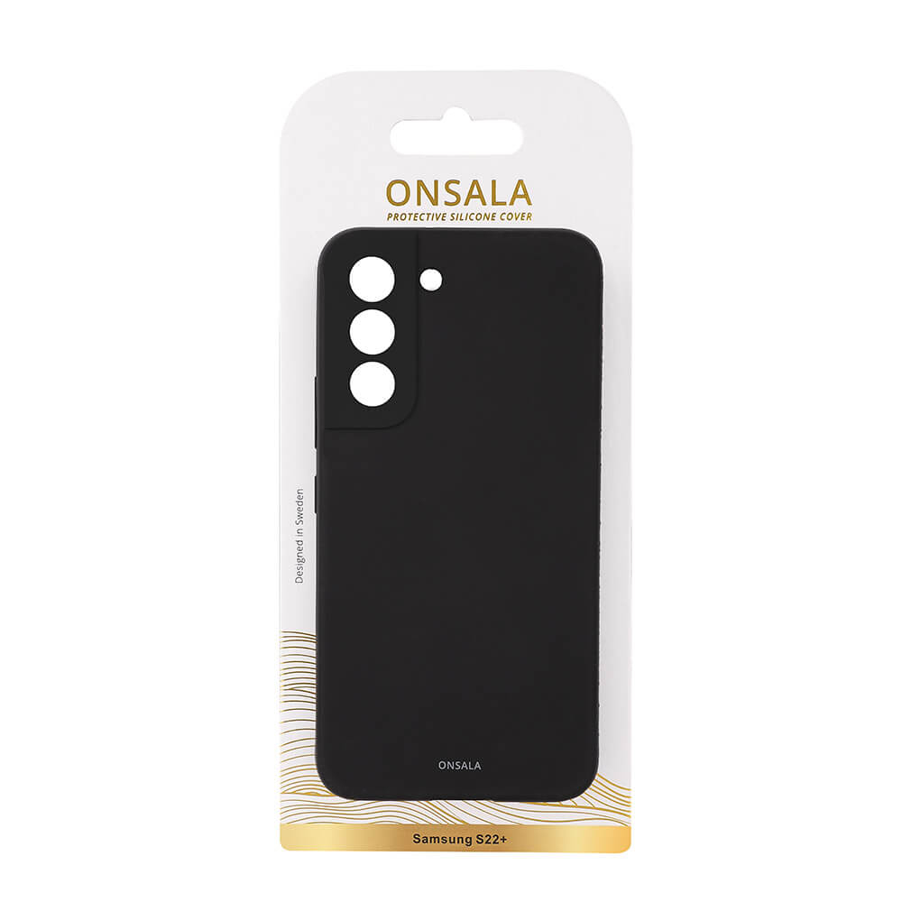Onsala Phone Case Silicone Black - Samsung S22+ – image 2