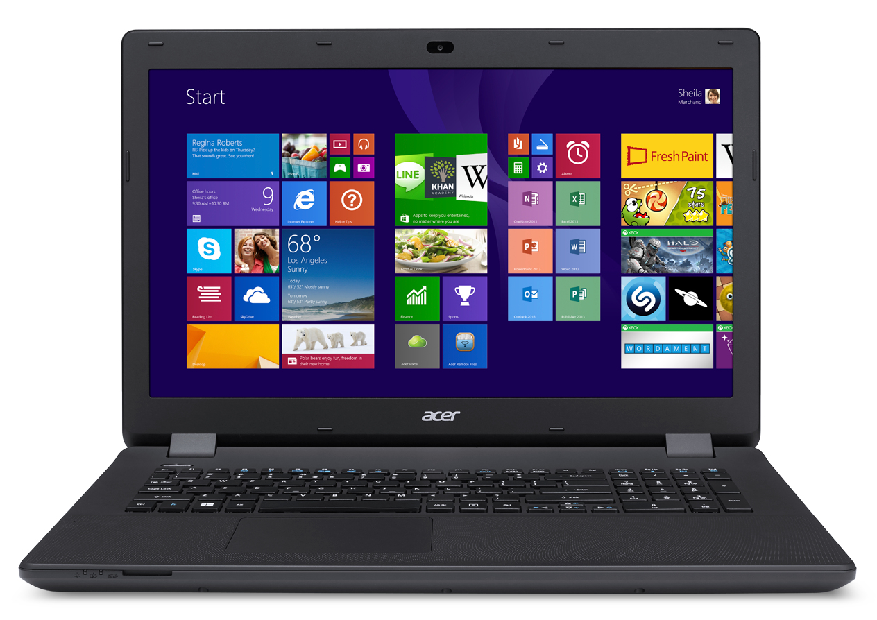 Acer Aspire E ES1-711-P08G Intel® Pentium® N3540 Laptop