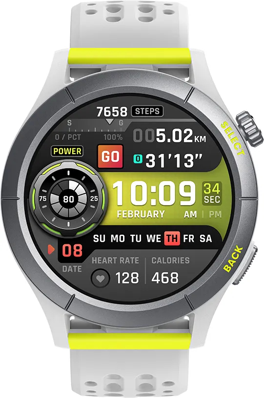 Amazfit Cheetah 3.53 cm (1.39") AMOLED 46.7 mm Digital 454 x 454 pixels Touchscreen Grey GPS (satellite) – image 2