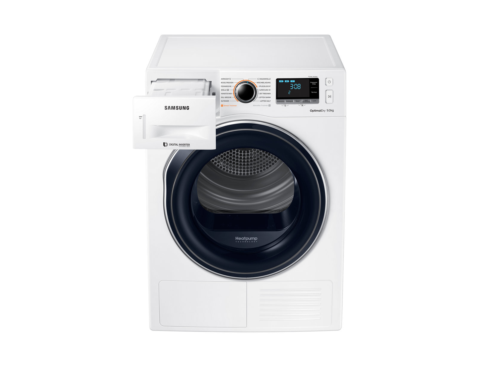 Samsung DV9AM6200CW/EG tumble dryer Freestanding Front-load – image 2