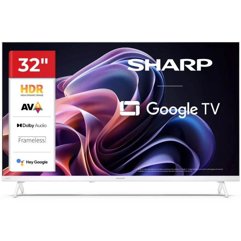 Sharp LED 32HF2265EW 32 HD Ready Smart TV Google TV HDR10 — photo 1