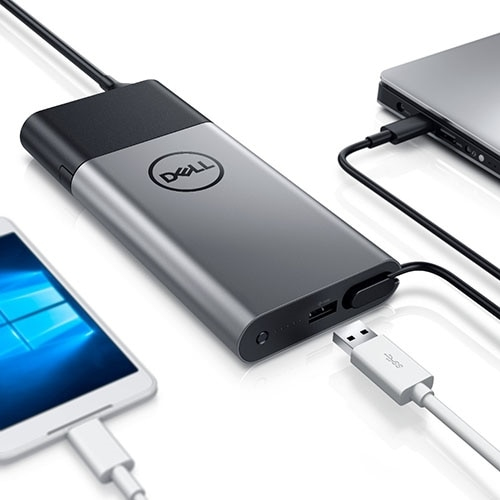 Dell 450-AGHQ power adapter/inverter Universal Black, Silver – image 2