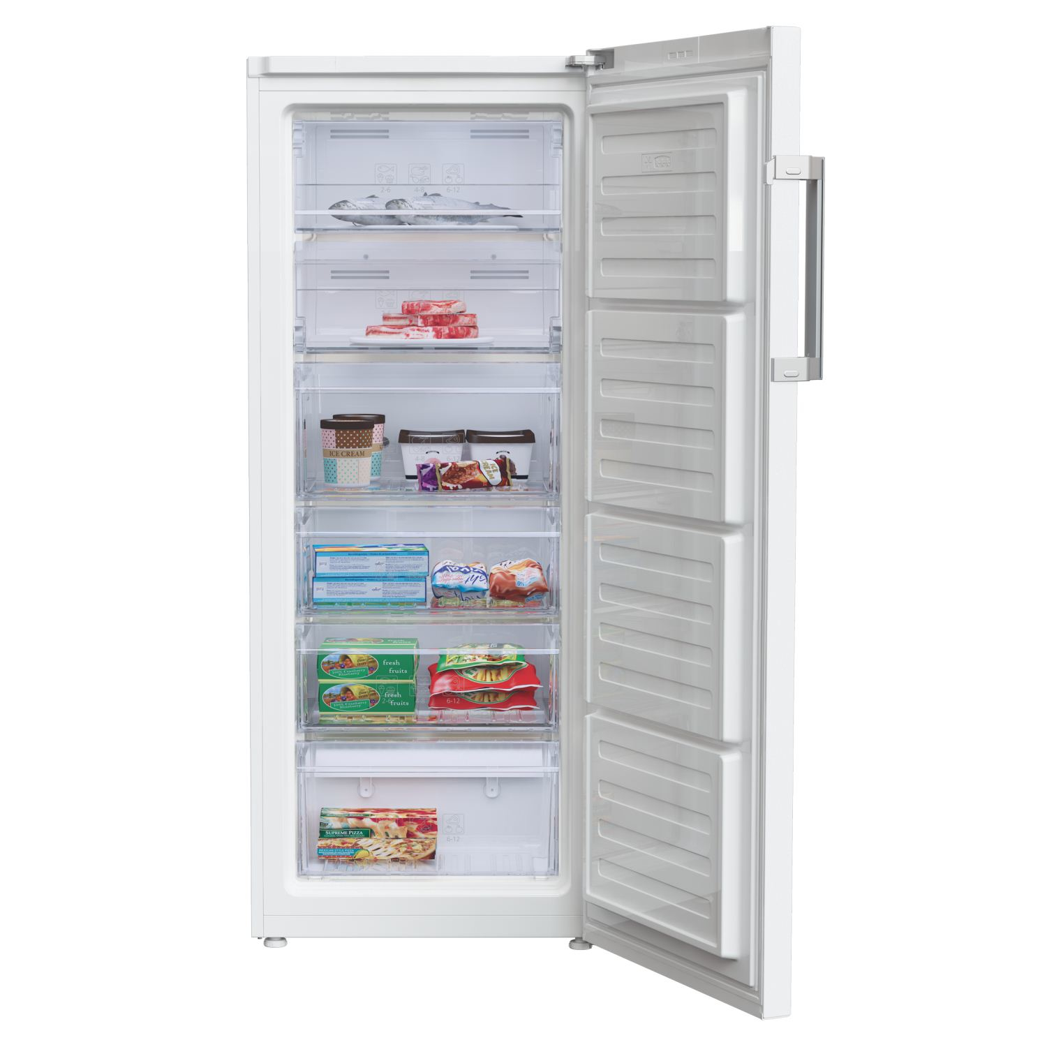 Beko RFNE270L23W freezer Upright freezer Freestanding – image 3