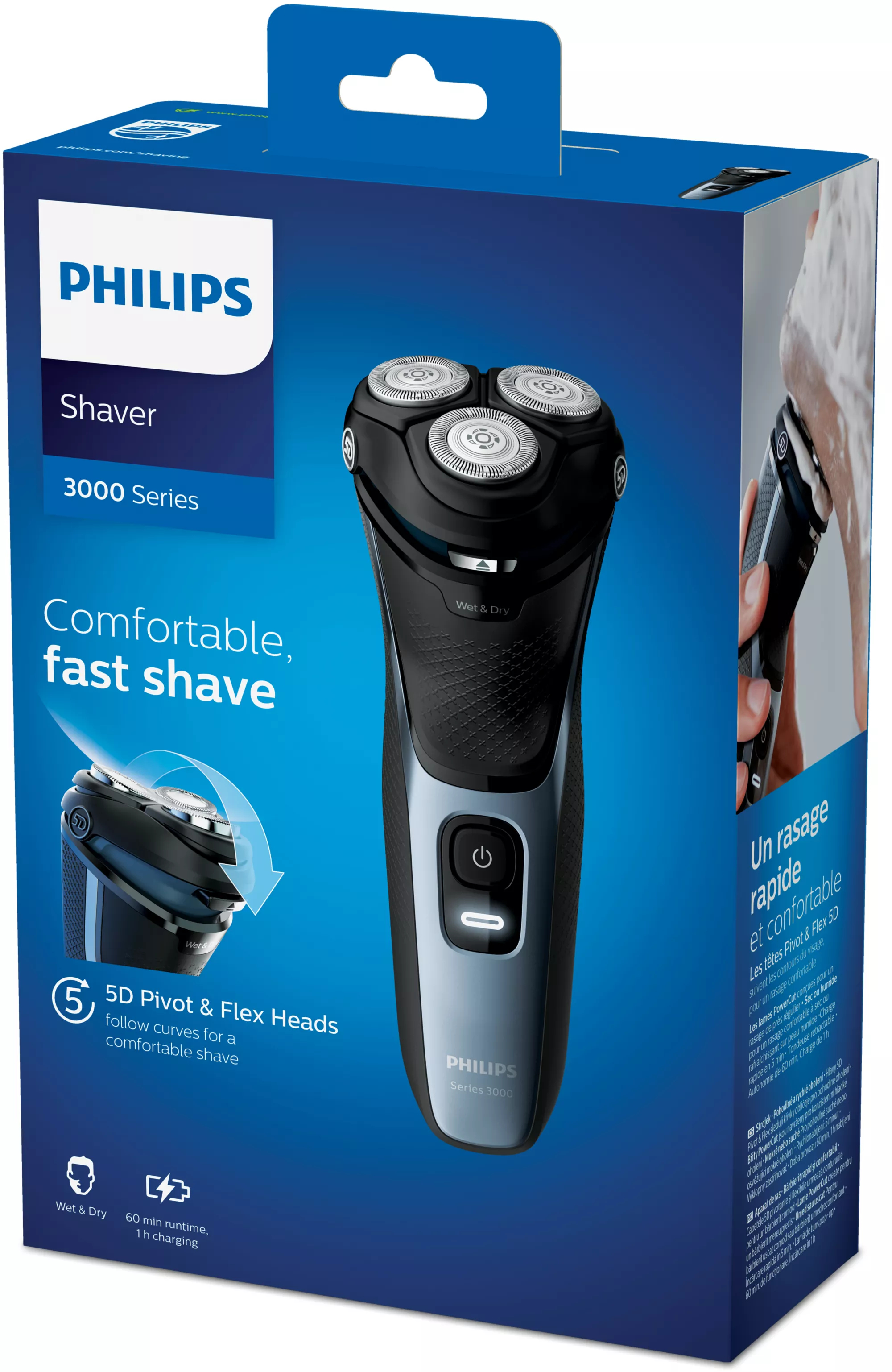 Philips 3000 series Shaver series 3000 S3133/51 Wet or Dry electric shaver, Series 3000 – image 2