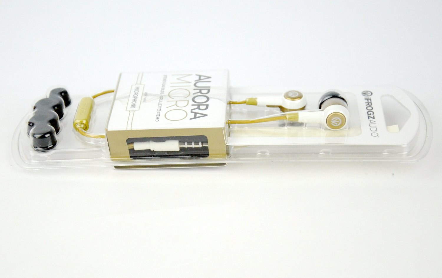IFROGZ IFA-AURB-GLD headphones/headset Wired In-ear Gold, White – image 2