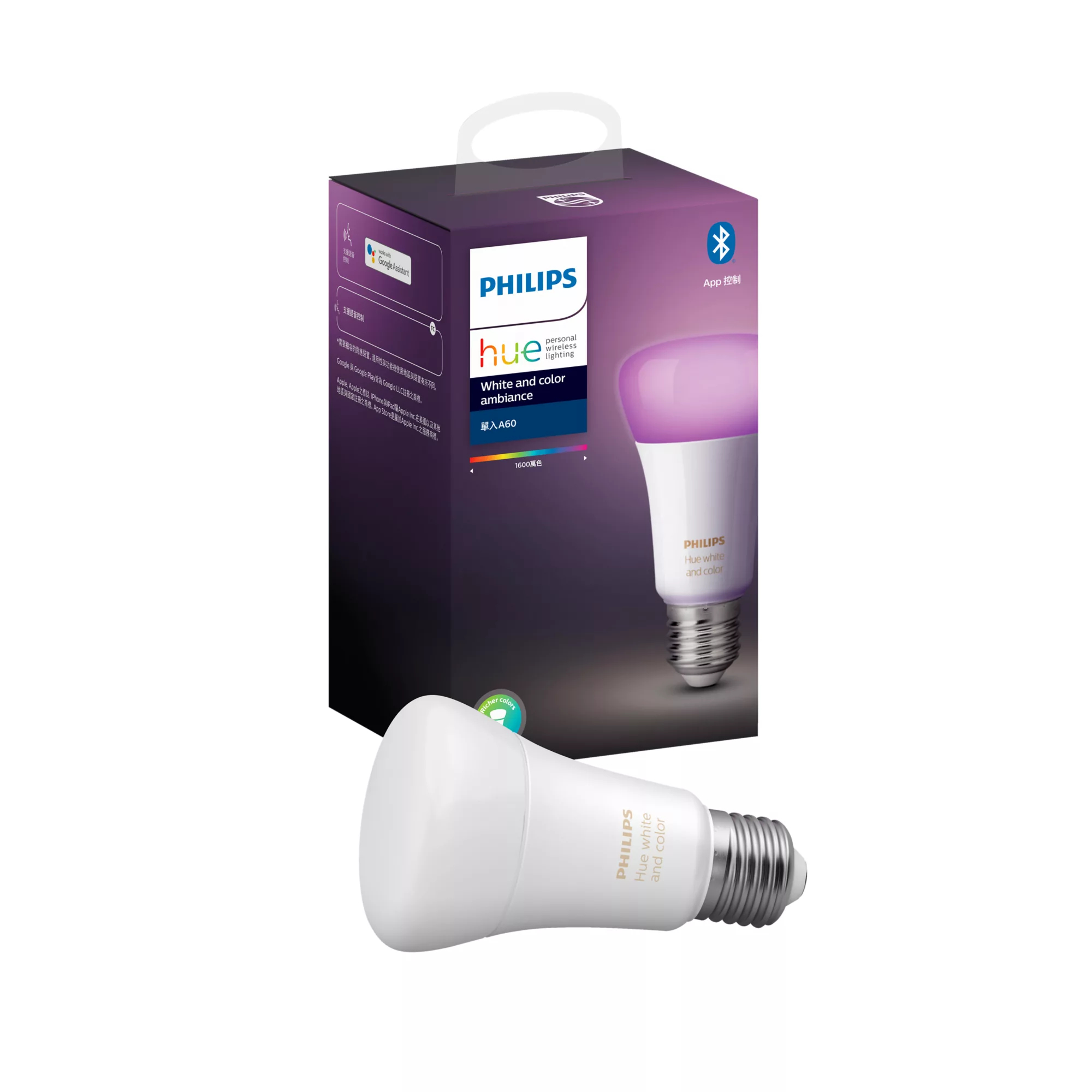 Philips by Signify Philips Hue White and colour ambience 8718699722289 smart lighting Smart bulb Bluetooth/Zigbee – image 1