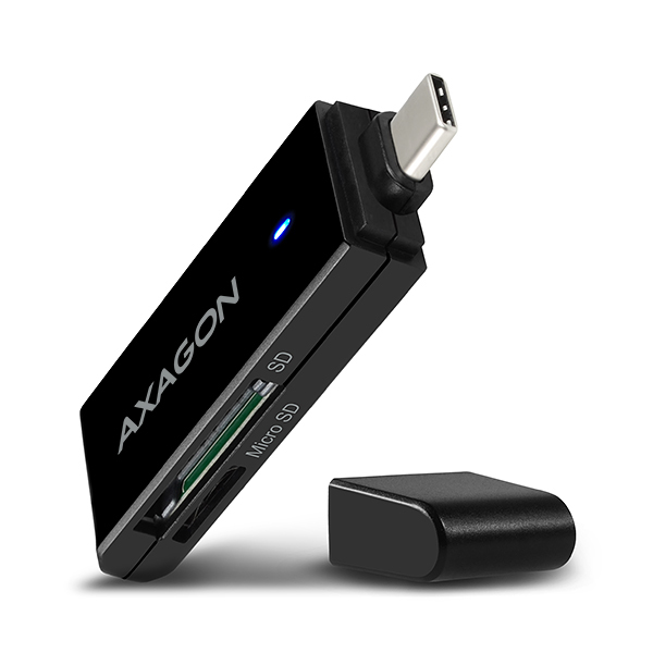 Axagon CRE-S2C card reader USB 3.2 Gen 1 (3.1 Gen 1) Type-C Black – image 8