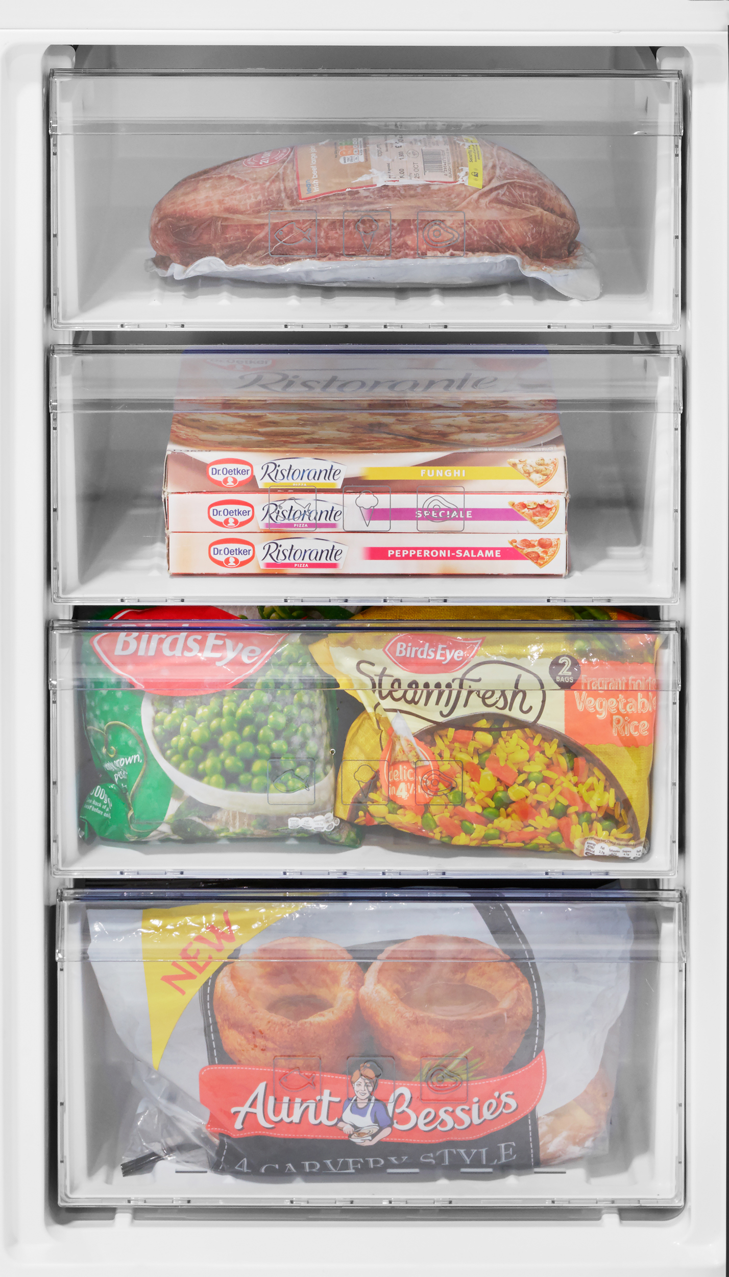 Beko CSG3582B Freestanding Frost Free Fridge Freezer with Large Salad Crisper – image 6
