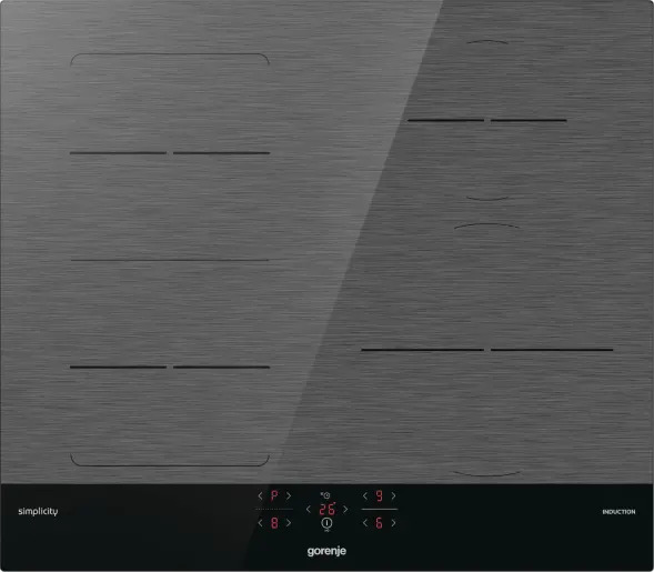 Gorenje GI6421SYB Black, Grey Built-in