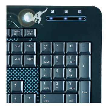 Hama Boarder keyboard USB Blue – image 4
