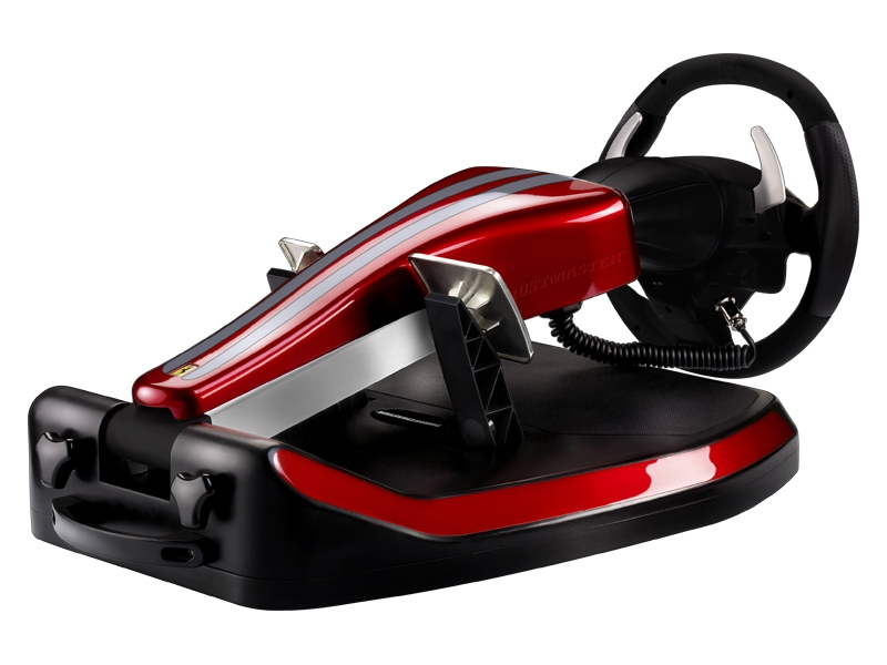 Thrustmaster AC-FWCOCKP Gaming Controller Black, Red, Silver Steering wheel + Pedals Analogue / Digital PC, Playstation 3 – image 2