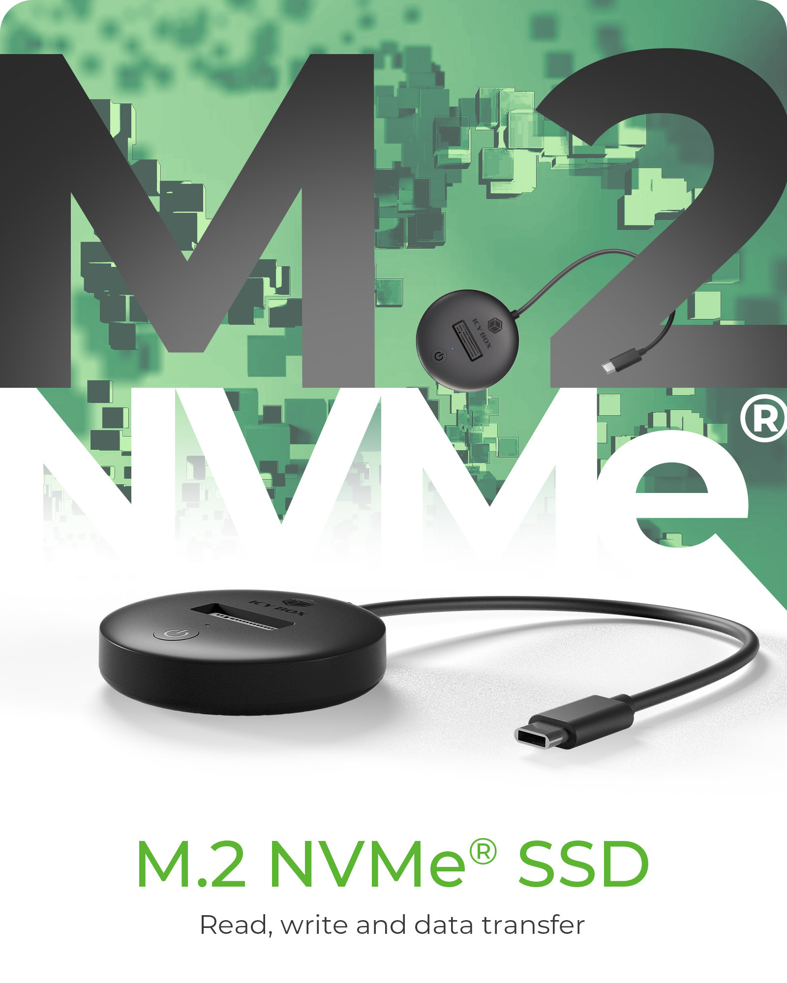 ICY BOX IB-1610MCD-C31 USB 3.2 Gen 2 (3.1 Gen 1) Type-C Black – image 2