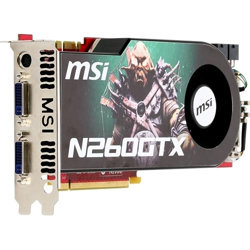 MSI N260GTX-T2D896-OCV4 graphics card GeForce GTX 260 GDDR3