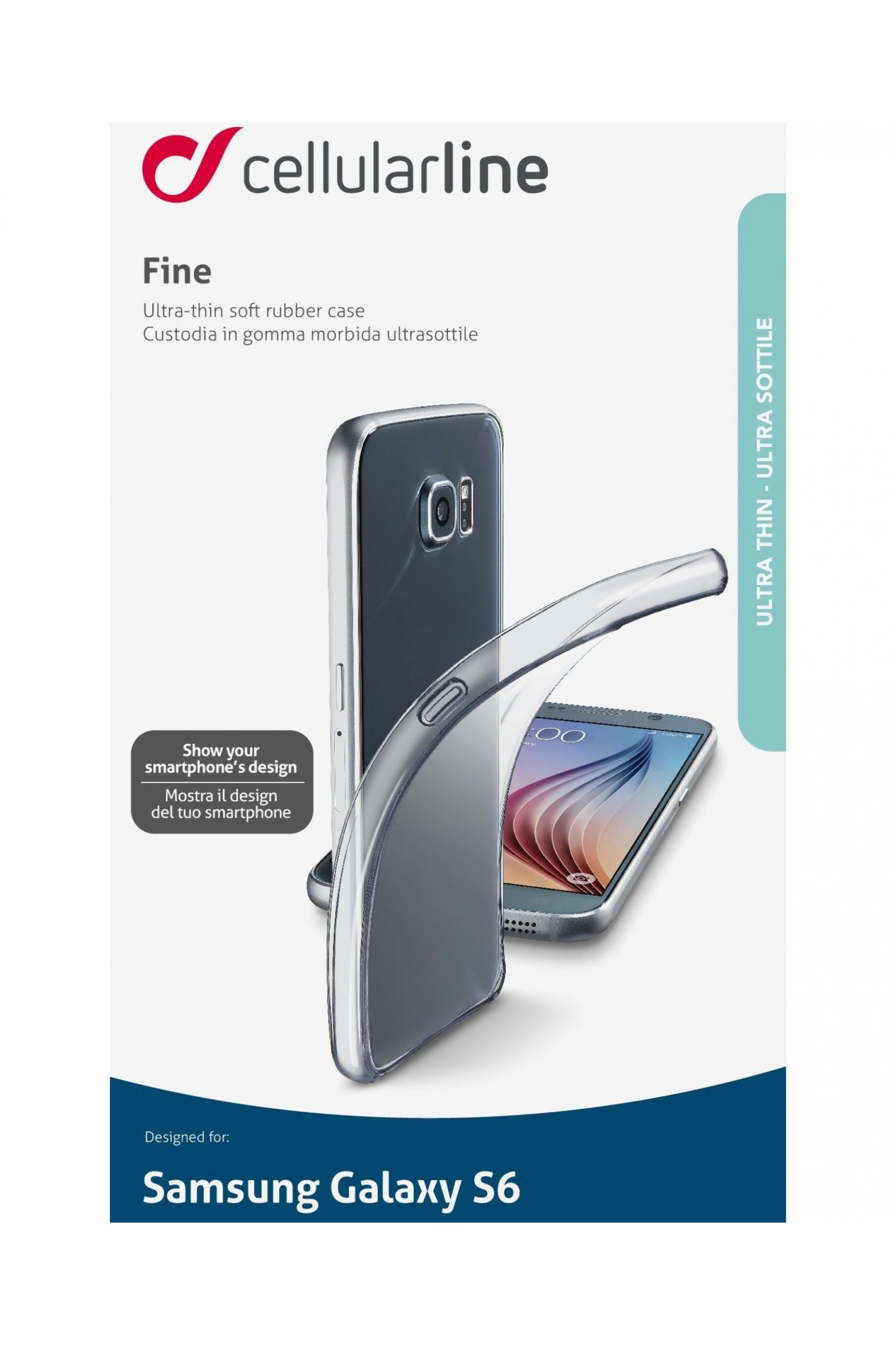 Cellularline Fine mobile phone case Cover Transparent – image 5