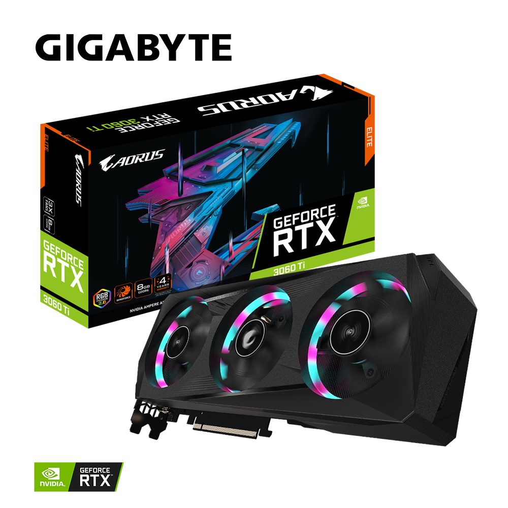 GIGABYTE GeForce RTX 3060 Ti ELITE 8G (rev. 2.0) – image 9