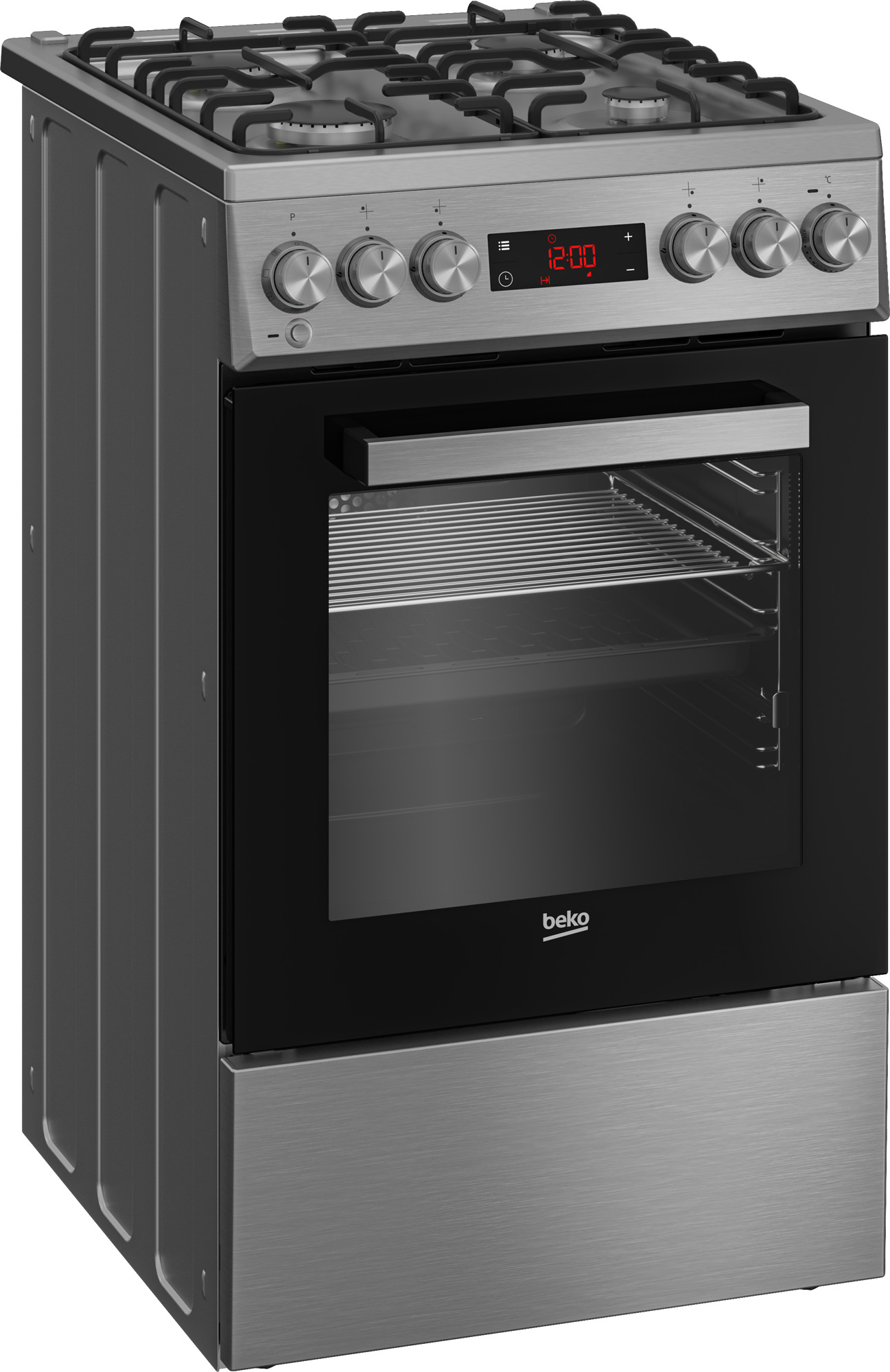 Beko FSM52320TXDT Freestanding cooker Electric Gas Stainless steel – image 2