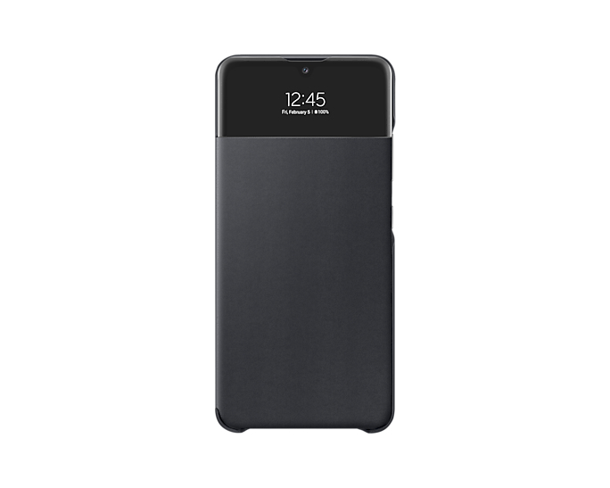 Funda móvil - Samsung EF-EA325PBEGEW, Para Galaxy A32 LTE, Tipo libro, TPU, Negro
