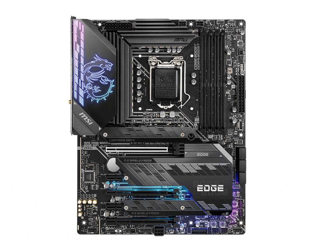 MSI MPG Z590 GAMING EDGE WIFI motherboard Intel Z590 LGA 1200 (Socket H5) ATX