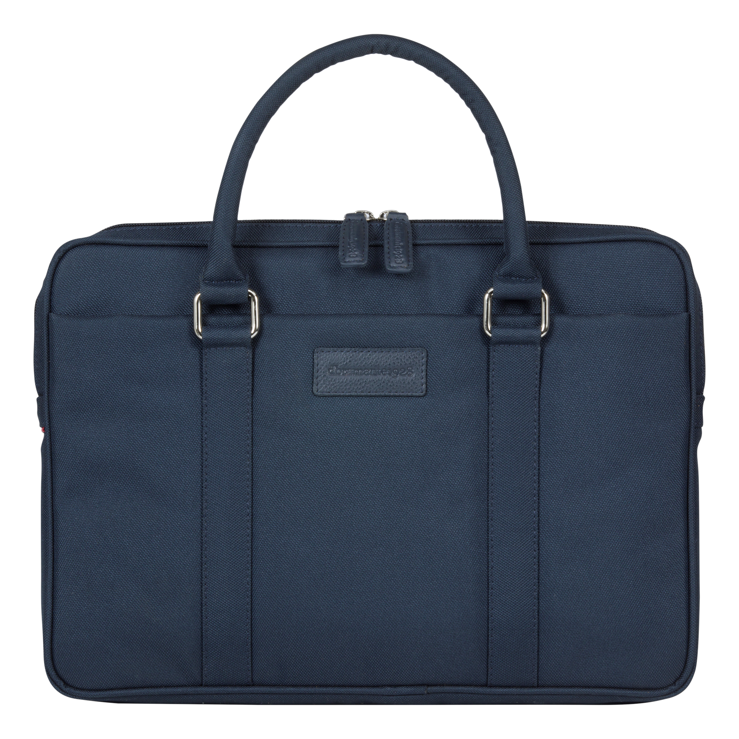 dbramante1928 Stelvio Slim Laptop Bag PURE - Notebook carrying case - 14" - blue, silver-finish hardware