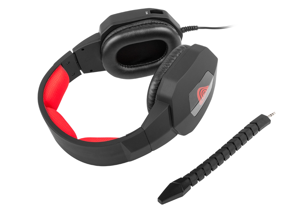 GENESIS H59 Headset Wired Head-band Gaming Black, Red – image 2