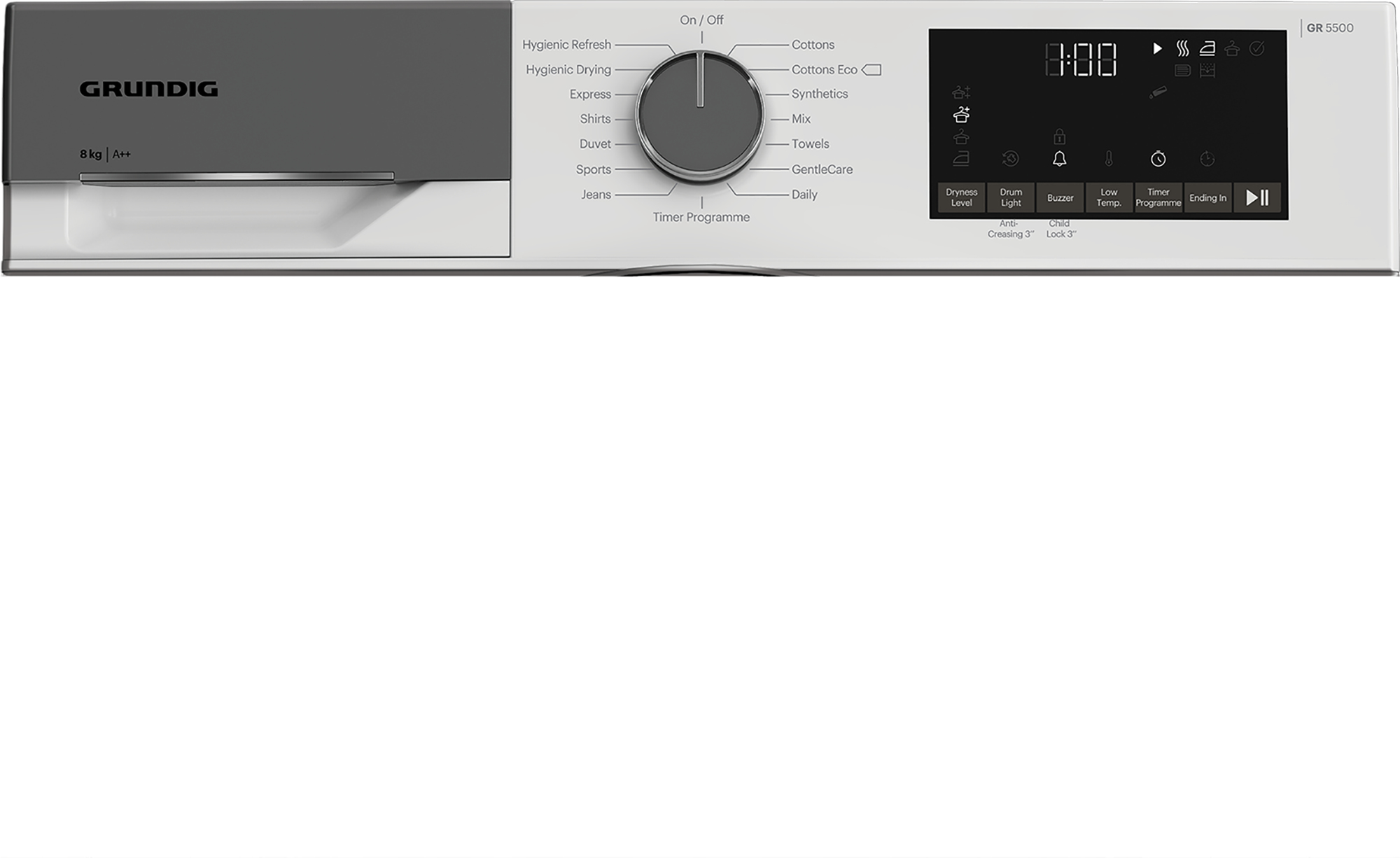 Grundig GT54823CW tumble dryer Freestanding Front-load – image 5