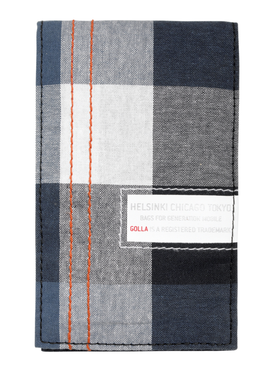 Golla Geordi mobile phone case Wallet case Grey, Navy