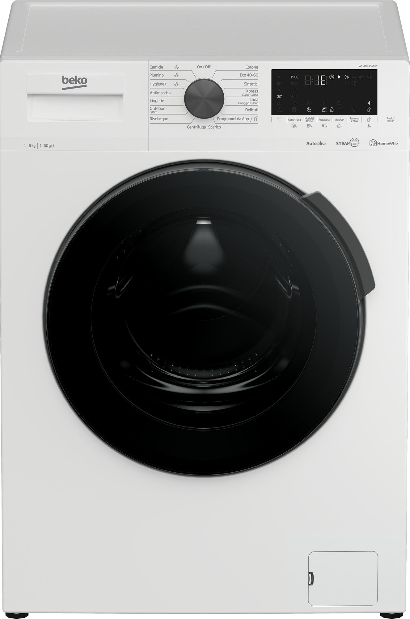 Beko WTX81436AD-IT — vue 1 sur 4