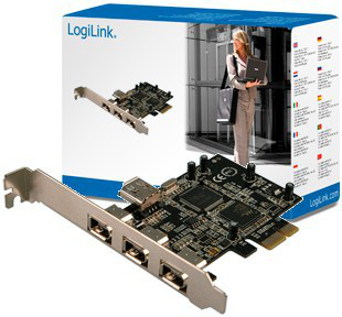 LogiLink IEEE1394a PCI-E Card – image 2