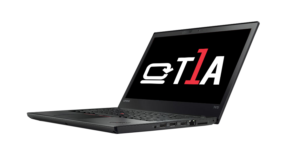 T1A ThinkPad Lenovo T470 Refurbished Intel® Core™ i5 i5-6200U Laptop 35.6 cm (14″) 8 GB DDR4-SDRAM 256 GB SSD Wi-Fi 5 (802.11ac) Windows 10 Pro UK English Black image 1