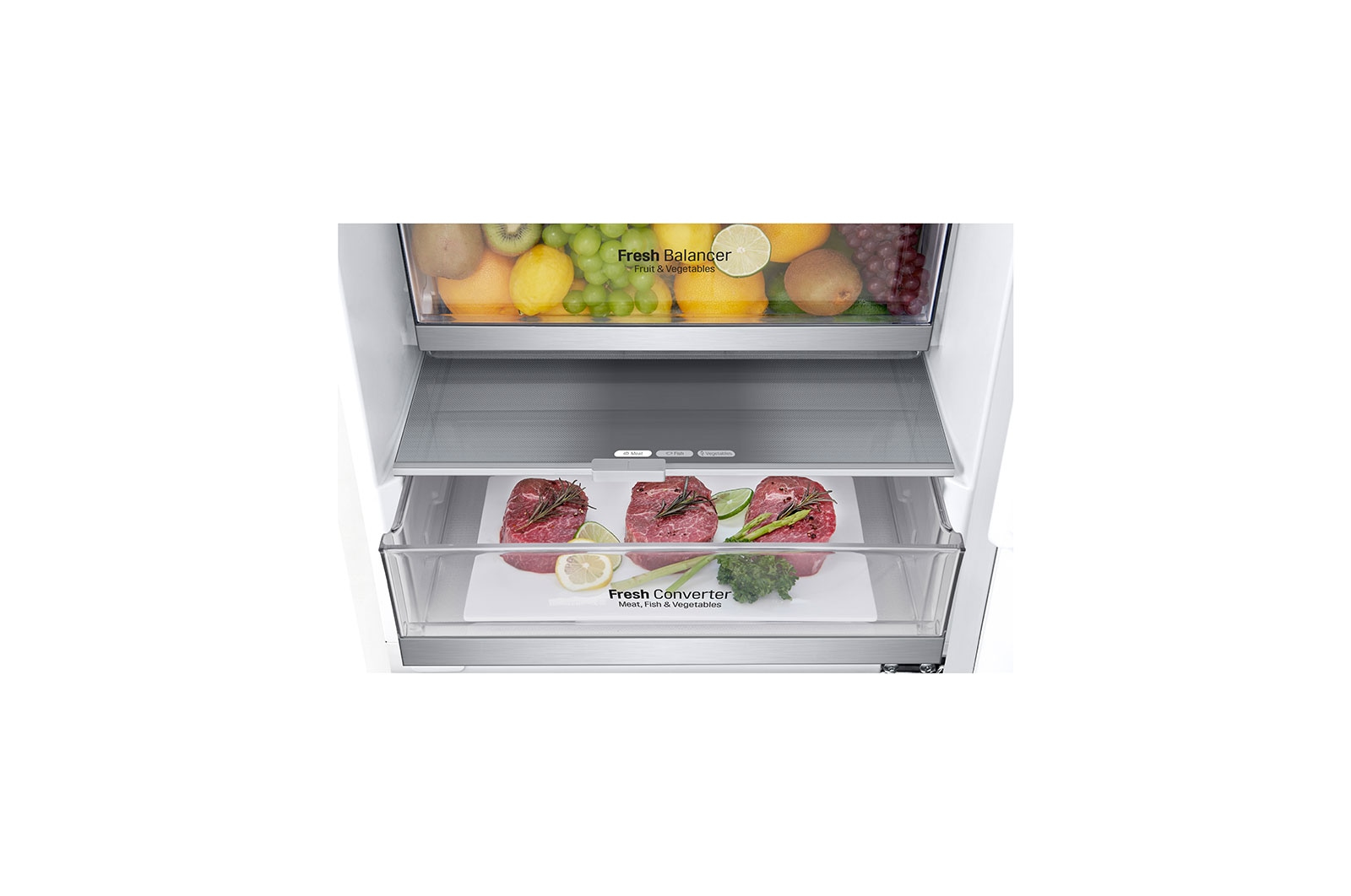 LG GBB72SWVEN fridge-freezer Freestanding – image 5