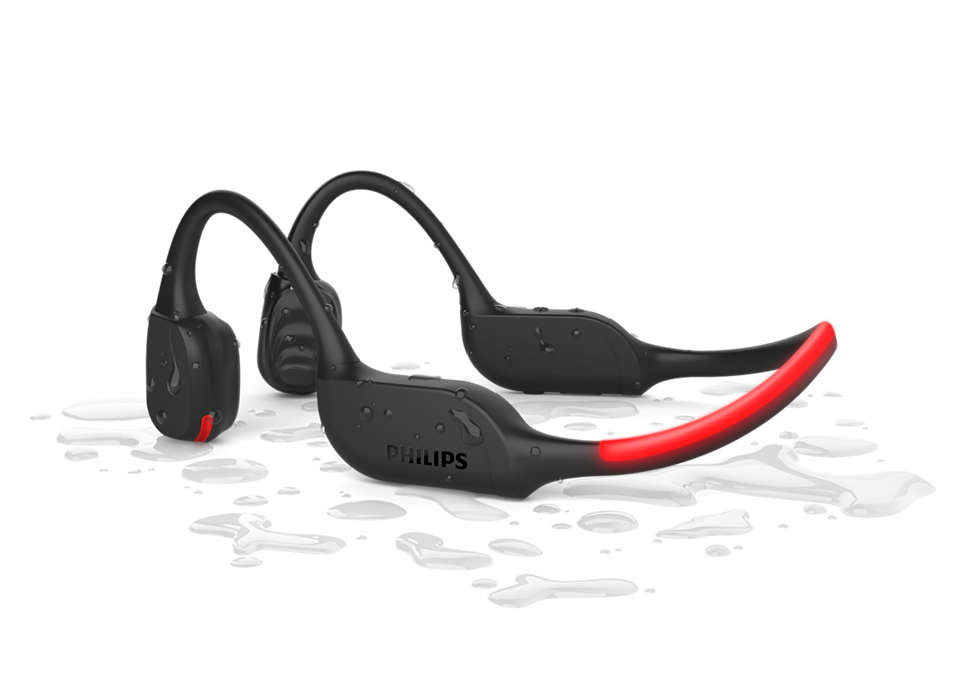 Philips TAA7607BK/00 headphones/headset Wireless Neck-band Sports Bluetooth Black, Red – image 2