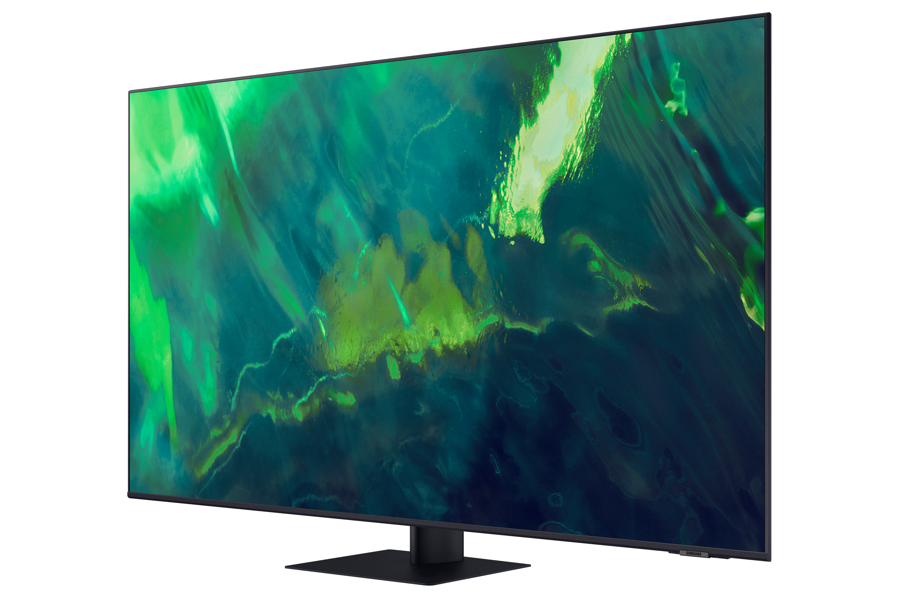 Samsung QE85Q70AAT Classe de diagonale 85 Q70A Series TV LCD rétro éclairée par LED QLED Smart TV Tizen OS 4K UHD (2160p) 3840 x 2160 HDR Quantum Dot, Double LED gris titane — photo 2