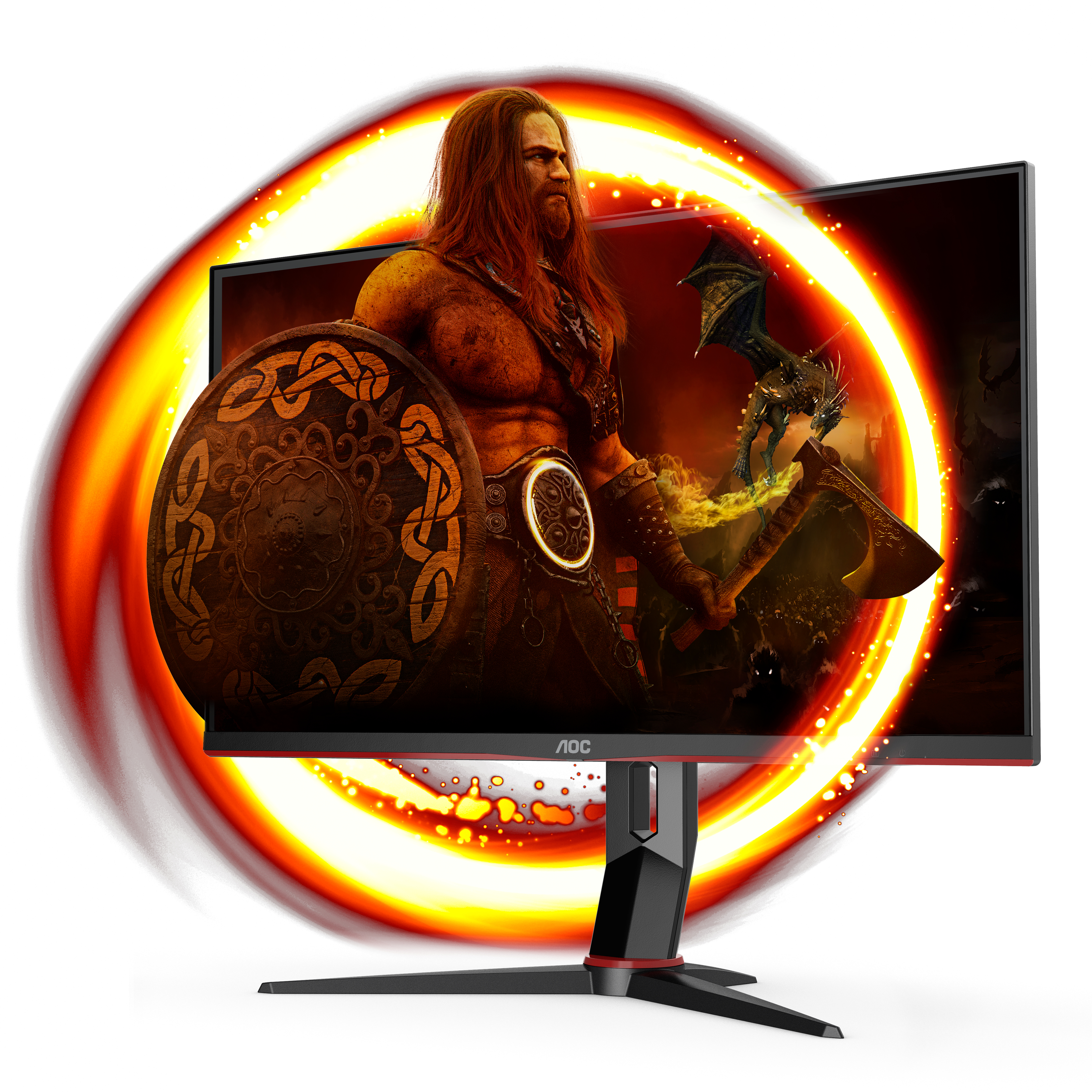28 16:9 AOC Gaming 3840x2160 IPS 370 80M:1 130mm - Miniatura 2