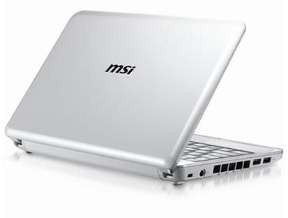 MSI Wind U100-0W1EU netbook Intel Pentium Mobile N270