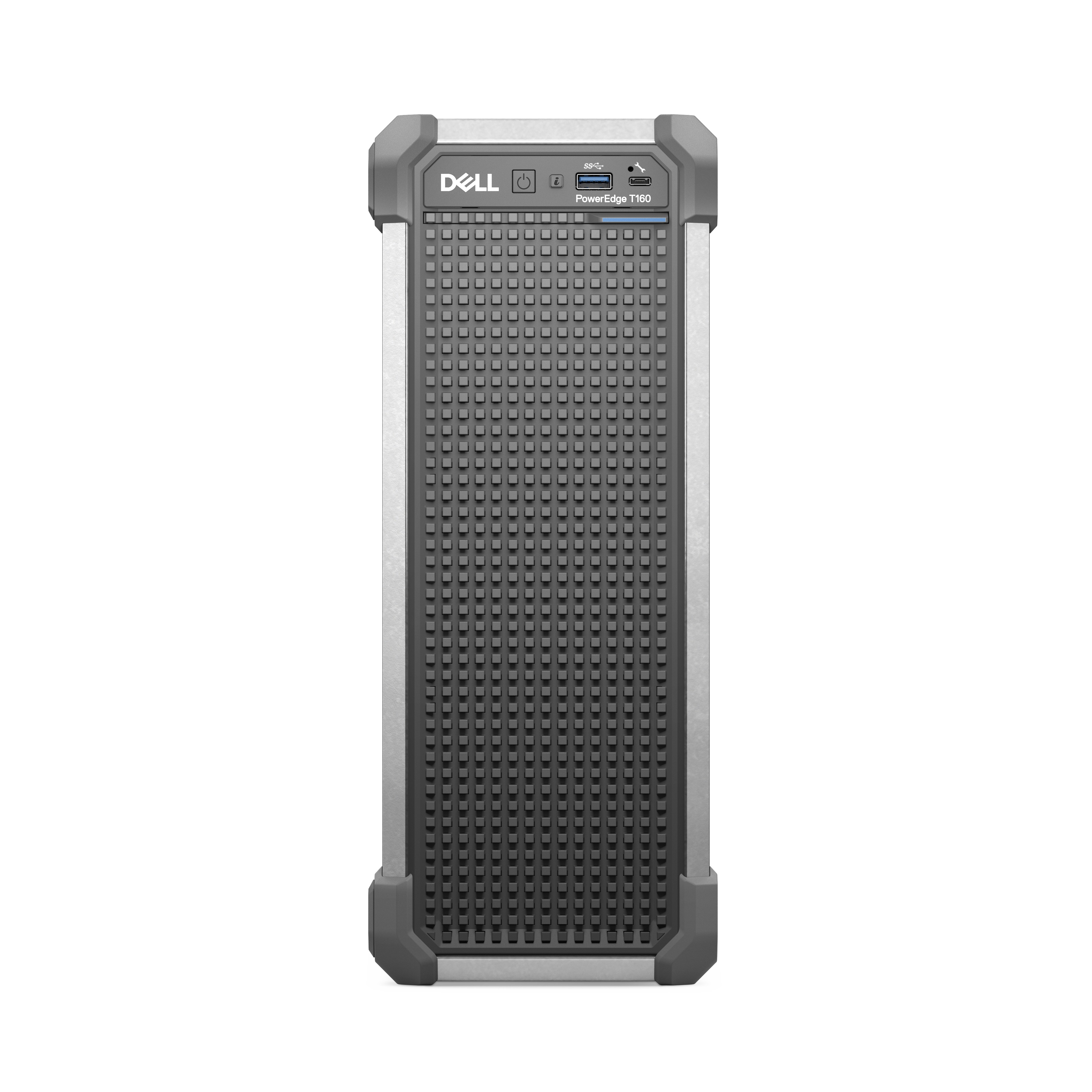 SERVIDOR DELL POWEREDGE /TORRE/ T160/ INTEL XEON 6333P/ 6 CORES-3.1GHZ / 16GB DE RAM / SSD 480GB SATA / SIN SISTEMA OPERATIVO/ 3 BAHAS PARA DISCOS 3.5- CABLEADO/ 1 AÑOS DE GARANTA BSICA