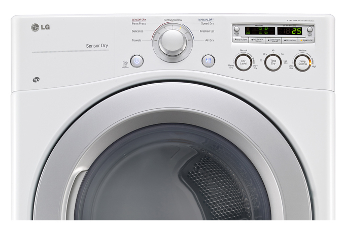 LG DLE3050W tumble dryer Freestanding Front-load – image 5