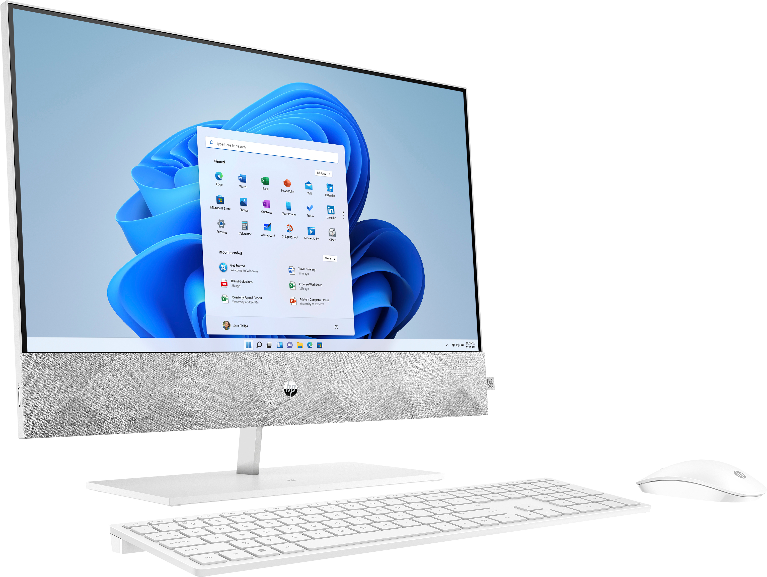 HP Pavilion 24-k0038na Intel® Core™ i7 i7-10700T 60.5 cm (23.8″) 1920 x 1080 pixels All-in-One PC 16 GB DDR4-SDRAM 512 GB SSD NVIDIA GeForce MX350 Windows 11 Home Wi-Fi 5 (802.11ac) White image 4
