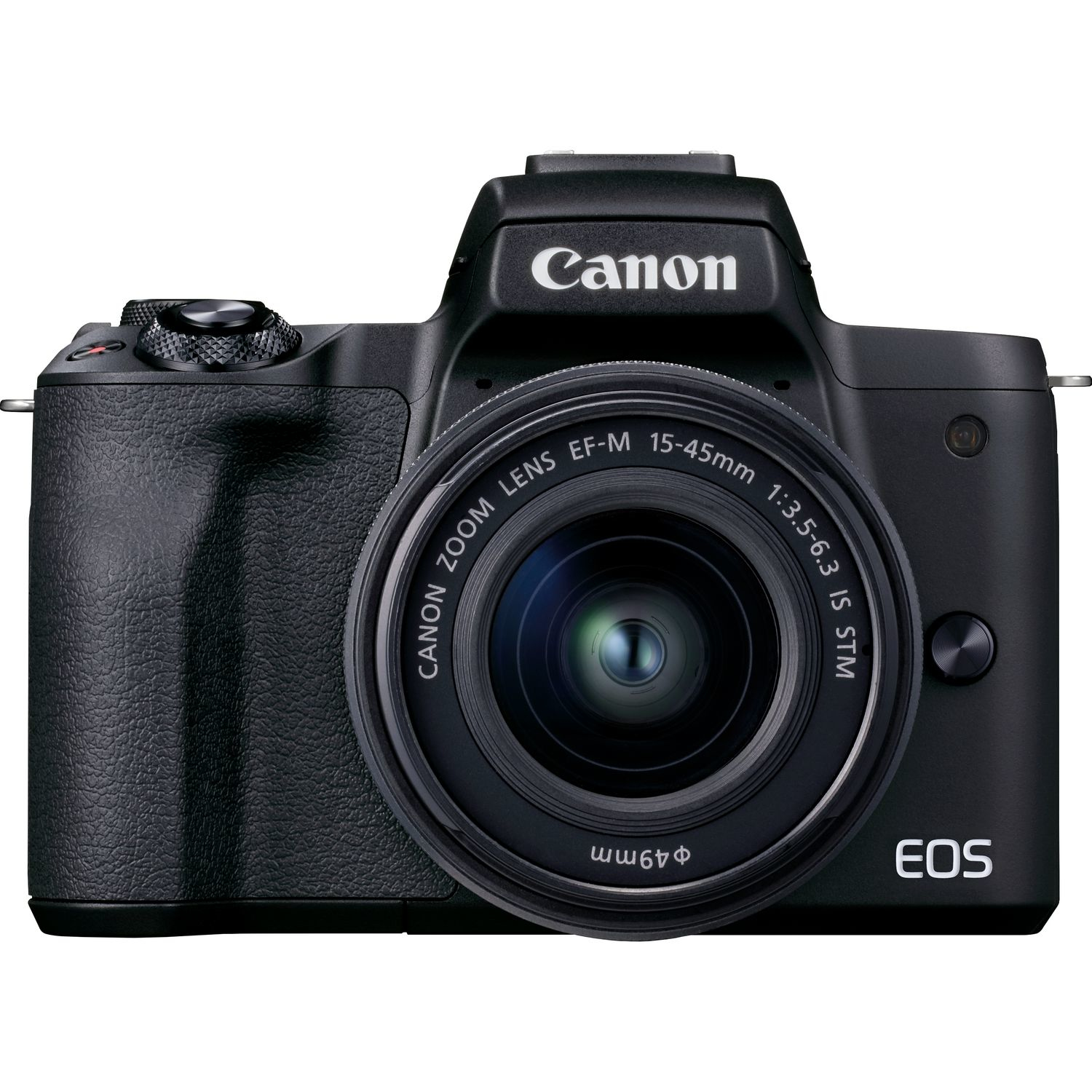 Canon EOS M50 Mark II - Digital camera - mirrorless - 24.1 MP - APS-C - 4K / 24 fps - 3x optical zoom EF-M 15-45mm IS STM lens - Wi-Fi, Bluetooth - black