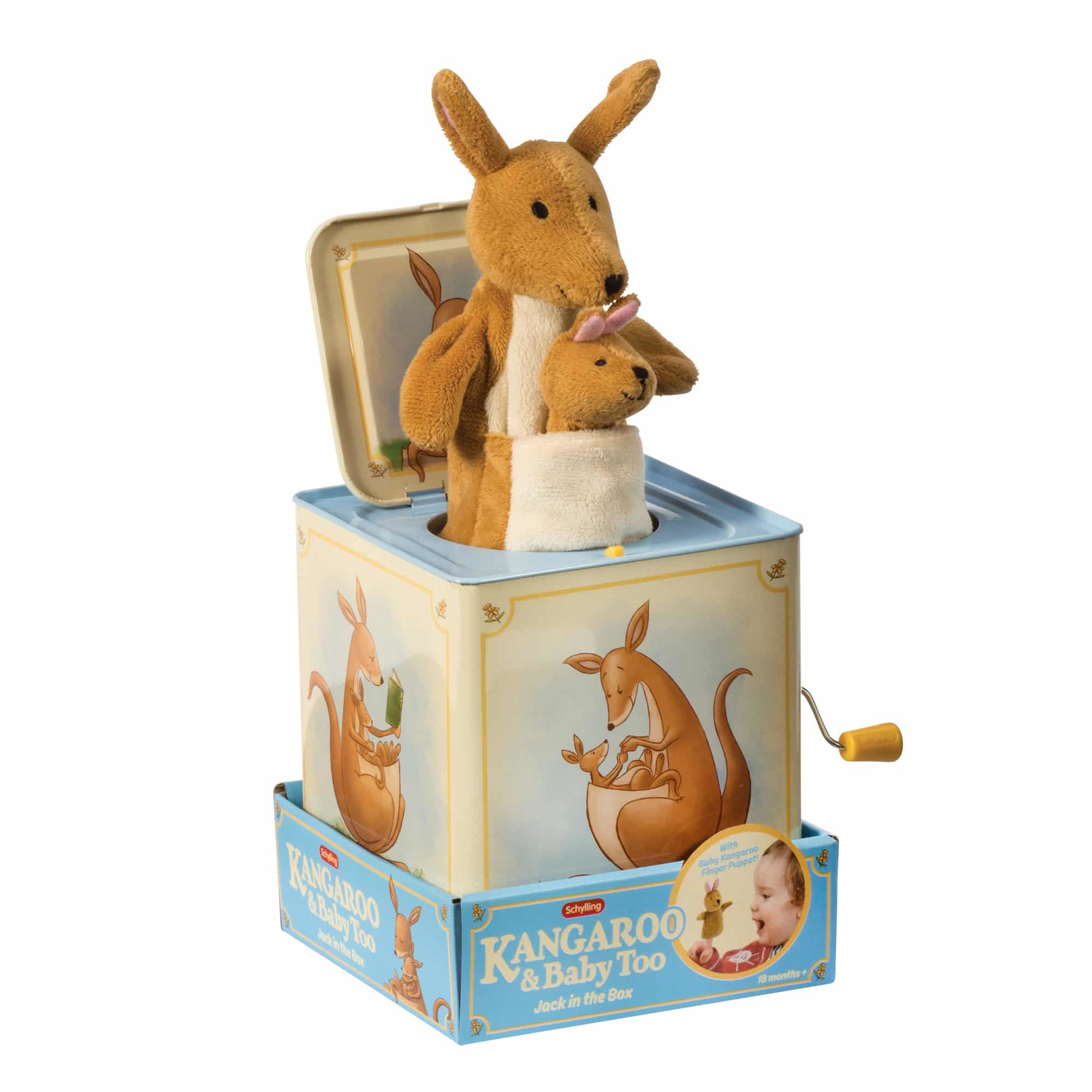 صورة Schylling Kangaroo Jack in the Box Surprise Box, Multicolour