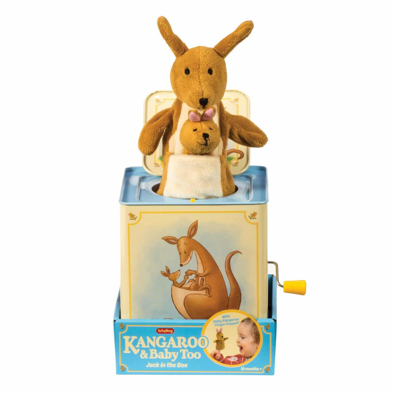 صورة Schylling Kangaroo Jack in the Box Surprise Box, Multicolour